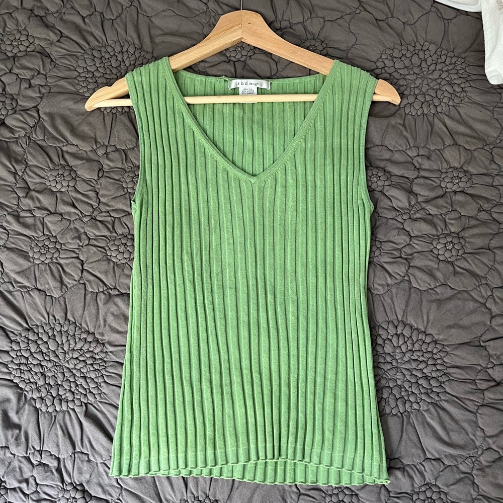 Vintage y2k ribbed knit tank